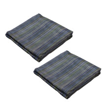 Mytee 2 Pack 6'x8' 50% Shade Multi Color Tarp w/Grommets - 10 Oz Heavy Duty PVC Coated