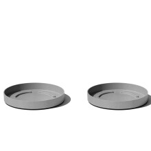Veradek Mason Series Lima Plante 10'' Skåle (10'' Skål - 2 Pak, Grå)