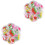 Boucles D'oreilles Enfants Clip Multicolores Fruit Cadeau Sûr 3