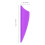 60Pcs Reusable Plastic Archery Vanes in Purple for Precision Shooting 3