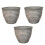 Maceta Woodsdale Ironstone, 12", Perla Polvo, 1 Pack 1