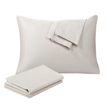 100% Egyptian Cotton Toddler Pillowcases Set of 2, 400 Thread Count Sateen Weave Small Pillow Protectors, Super Soft Breathable Zippered Pillow Covers