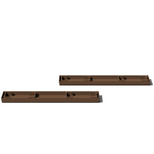 Veradek Pure Series Midori 31" Blomsterkrukke Espresso Bakke (2 Pakke)