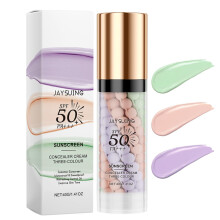 Baorder 3 in 1 Color Correcting Makeup Primer,Primer for Face Before Makeup,SPF 50,Sunscreen Isolation Cream,Facial Serum Oil Control Moisturizing Ski