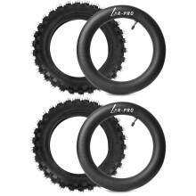 (2 Sæt) 2.5-10" Off-Road Dæk og Slange - Dirt Bike Dæk med 10-Inch Fælg