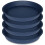 Bleuhome 4-Pack 16 tommer Plantefat, Heavy Duty Rundt Træ 1