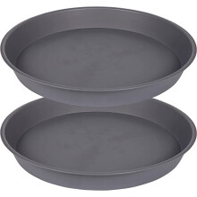 Bleuhome 2 Pak af 16 17 tommer Plantefatning (15 tommer Bund), 2,3" Dybde, Plantebakker til Potte