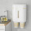(White) Wall Mount Cup Dispenser for Office Gym Bathroom 4