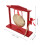 Gong Traditionnel Chinois Bois Et Cuivre Stand Stable 2