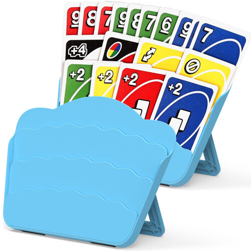 Tenyond Supporti per Carte da Gioco - 2 Supporti Pieghevoli per Facile Stoccaggio e Giochi in Viaggio