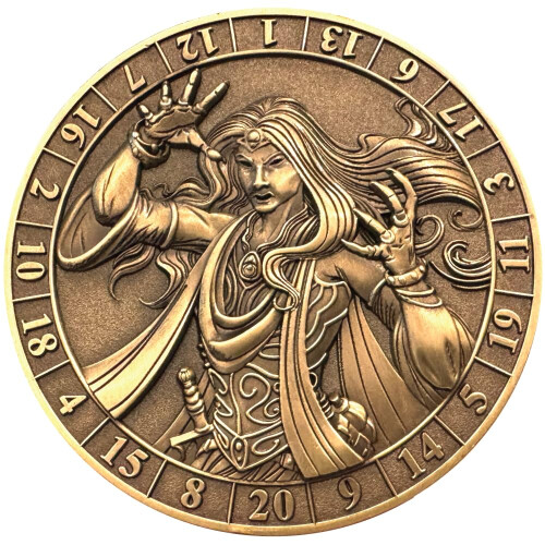 Goliath Coins - d20 Würfelzauberer Münze