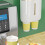 (White) Wall Mount Cup Dispenser for Office Gym Bathroom 9