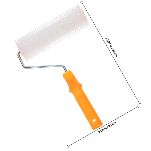 1 pièce Rouleau cranté auto-nivelant durable, rouleau cranté pour sol 1