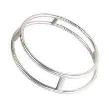Stainless Pot Rack Dual Layer 27.5x31x6.5cm