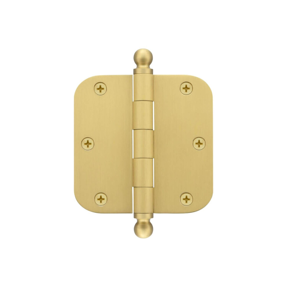 Grandeur 3.5" Ball Tip Residential Hinge With 5/8" Radius Corners 662972825328