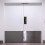 Commercial Push Pull Handle Black Stainless Steel 304 1 Set 4