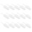 15Pcs Clear Candy Scoops Mini White Buffet for Kitchen 1