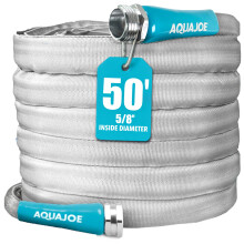 Aqua Joe AJFJH50-58-PRX XTREME FIBERJACKET Tuinslang, Flexibel, Kink-Resistant, 600 PSI Max, 58-Inch Diameter, 50 Feet