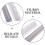 2Pcs ABS White Solar Panel Rack Uv Resistant Roof Boat Rv Bracket 7