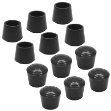 Kyuionty 12Pcs Gummihætte til Stolben 11/16 Tomme Møbelben Caps