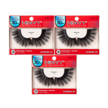 i-ENVY Extreme 3D Collection Falske Øjenvipper Multi-vinkel & Volumen Letvægt 3D Vipper (3 PACK)