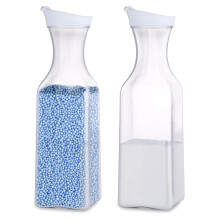 2Pcs Washing Powder Storage Container, 1.5L Laundry Detergent Storage, Durable PET Plastics Laundry Powder Storage, Unbreakable Laundry Pods Storage