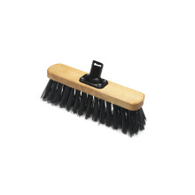 Addis Broom Head With PET Bristles 325mm, Wood/Black