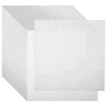 Juvale 500-Pack Wax Paper Sheets for Food - Pre-Cut Square Liners - 6x6 in White