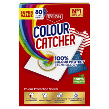 Colour Catcher Colour Protection Sheets (1 pack x 80 sheets), Colour Catcher Sheets for Mixed Colour Washes to Avoid Colour Run Accidents, Made of