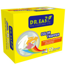 Unscented Color Catcher Sheets, 72 Count, Special Pores Texture, Dye & Fluorescent Remover, Safe for Dryer, Compatible with All Washers & HE,