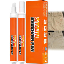 Stain Remover Pen - Instant New Stain Remover for Clothes, Household Smudge Pen - Quick Drying - Travel Size (2 PCS)