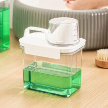 1100ml Airtight Laundry Detergent Dispenser with Measuring Cup, Multi-Use Laundry Powder Detergent Dispenser, Washing Powder Container Storage Bucket