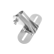 Broom Handle Bracket. British Made by James Hutton. Silver