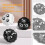 Furniture Casters - - 8PCS - Swivel - Plastic - Maximum load 150 kg 3