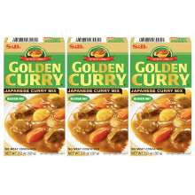 S&B Japanese Golden Curry Mix Medium Hot 92g - Pack of 3, by Food Sanctuary