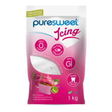 Puresweet? Icing, 100% Natural Zero Calorie Icing Sugar Alternative 1kg, No bitter aftertaste, Diabetic Friendly, Tooth Friendly, Vegan, Non GMO