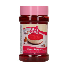 FunCakes Glaze Topping Strawberry: Cake Topping, Great Taste, Perfect for Cake Decorating, Dessert Topping. 375g.