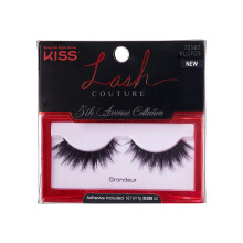 KISS Lash Couture 5th Avenue Collection Wimpern mit handgefertigten Seidenfasern, wiederverwendbar, stil Grandeur