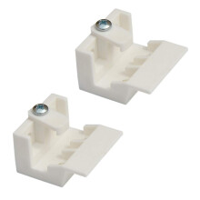 2 Stuks Beugelhouder voor Geplooide en Cellulaire Gordijnen met 5/8" Hoog en 1-1/4" Breed