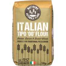 Matthews Cotswold Italian Tipo '00' Multipurpose Flour | Italian Durum and Bread Flour | Specialty | Artisanal | Milled In Britain (1.5kg Bag (Single