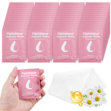 Feminine Wipes Individually Wrapped, Flushable Wet Wipes Travel for Women,Feminine Care Travel Size Vaginal Wipes for Adult, Girl and Homeless(pack of