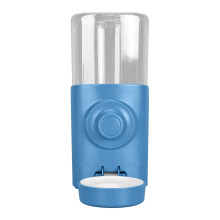 600ML Large Capacity Blue Pet Water Dispenser, Hanging Automatic Feeder