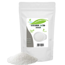 STEARIC ACID - 300 GR - Used in a variety of products like lotion bars, creams, balms, salves, sticks, and candles
