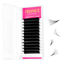 TDANCE Wimpernverlängerung Zubehör Rapid Blooming Volumen Wimpern 0.05 CC Curl 18mm Selbstfächernd