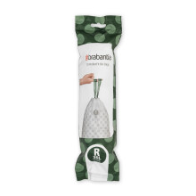 Brabantia 115622 Perfectfit Bags, Code R, 36L, 10 Pcs, White, 36 L/Size R