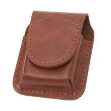 Diyeeni Leather Lighter Case with Belt Loop, Classy Lighter Pouch with Anti Scratch, Soft Lining, Magnetic Buckle, Lighter Waist Case for Outdoor