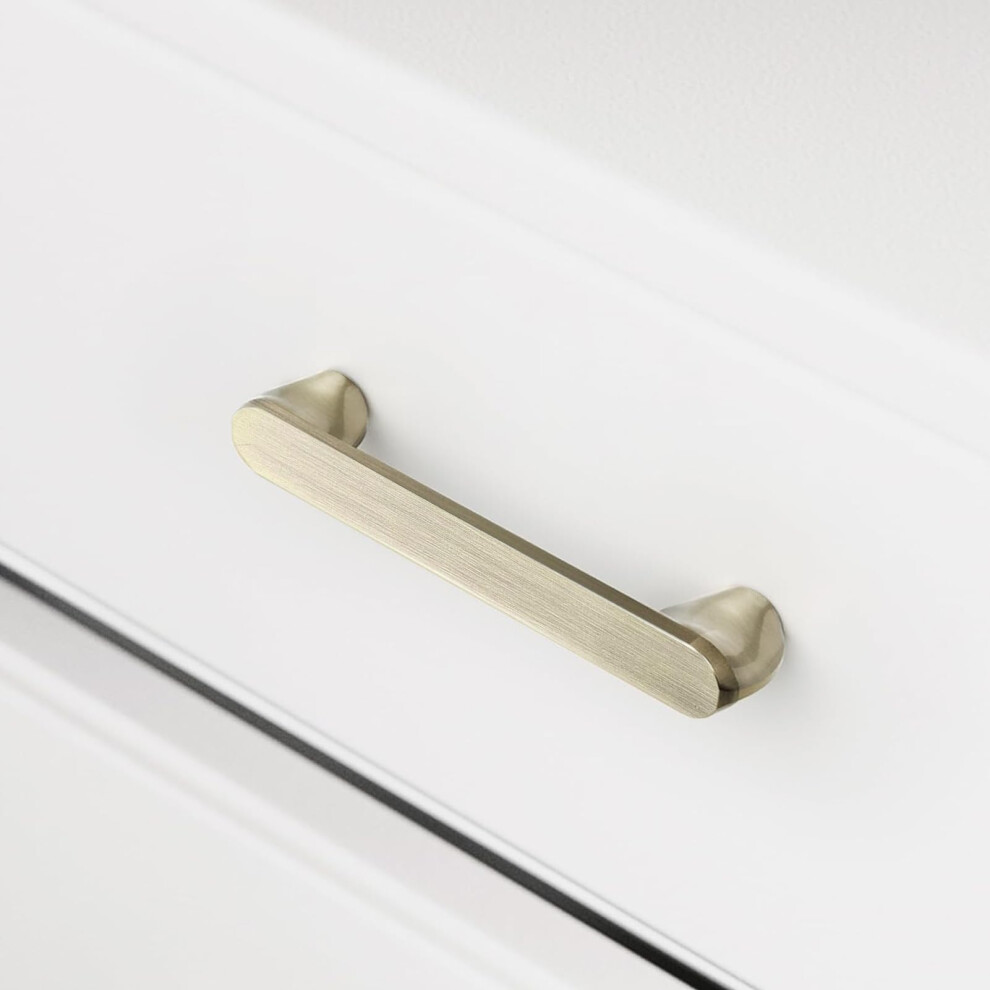 Bonadom 10 Pack 3.75 Inch(96Mm) Polished Chrome Kitchen Cabinet Handles, 3-3/4" Cabinet Pulls Kitchen Cabinet Hardware For Cupboard Drawer Pulls