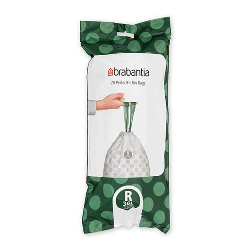 Brabantia Perfectfit R Bags 36 Litre 20 Bags Per Roll