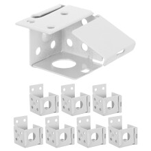 24Pcs Vertical Blind Brackets Metal Replacement Parts for Home