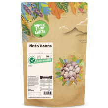 Wholefood Earth Pinto Beans 1 kg | GMO Free | Natural | High Fibre | High Protein